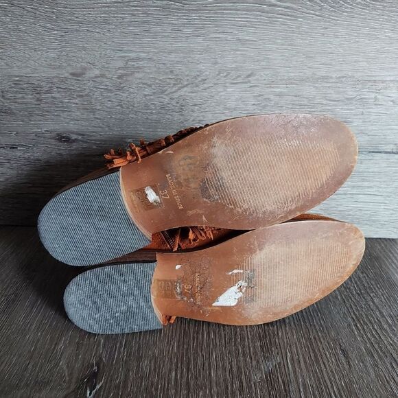 Topshop Arid Fringe Ankle Boots 37 - Picture 7 of 9